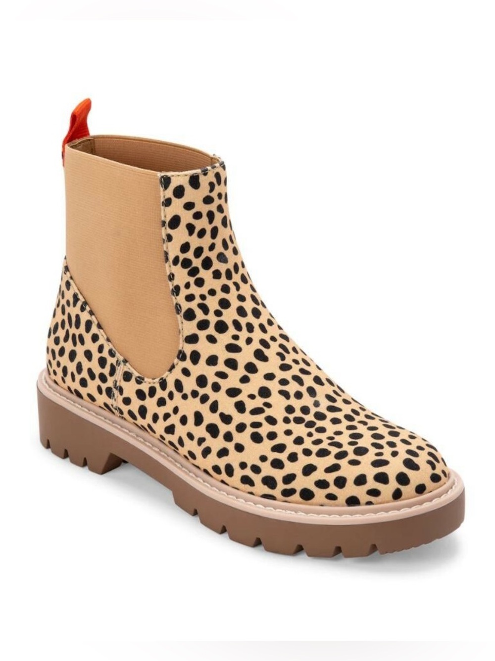 Dolce Vita Pepper Cheetah-Print Chelsea Bootie Size 10